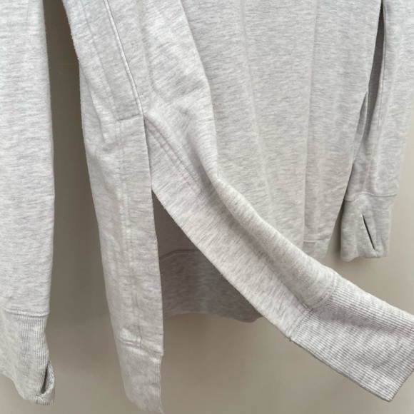 Athleta Sayulita Cozy Hoodie Pullover Sweatshirt Grey Size S - Picture 3 of 6